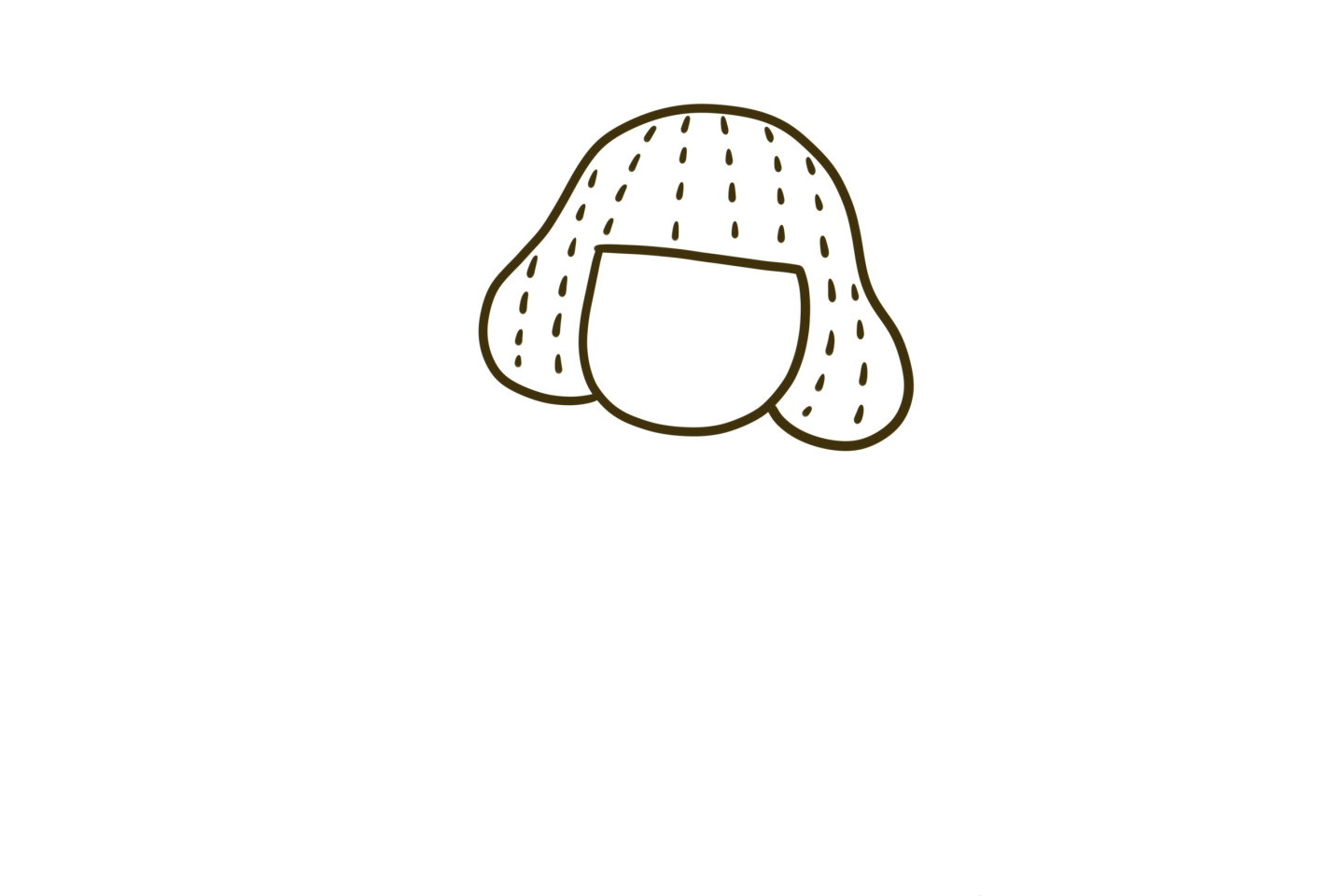 开心可爱的小女孩简笔画画法