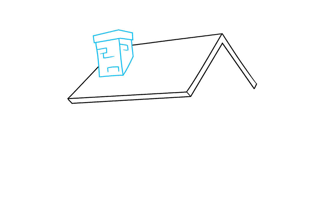 小木屋怎么画