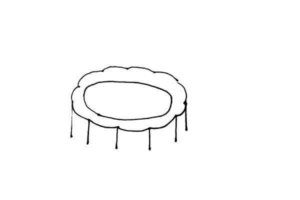 团圆月饼简笔画画法