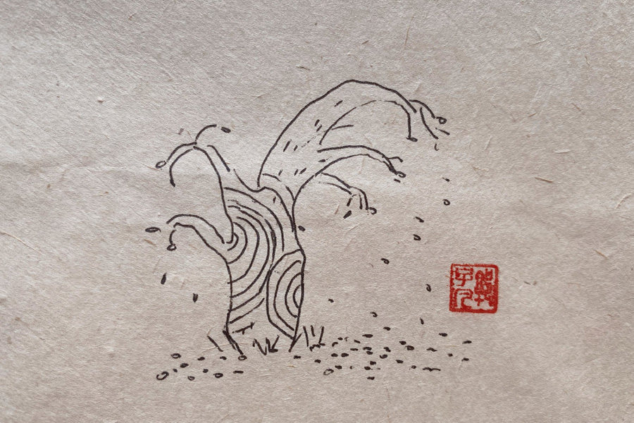 冬至主题简笔画