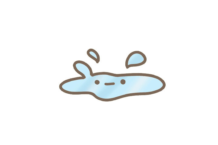 下雨天水洼简笔画画法教程