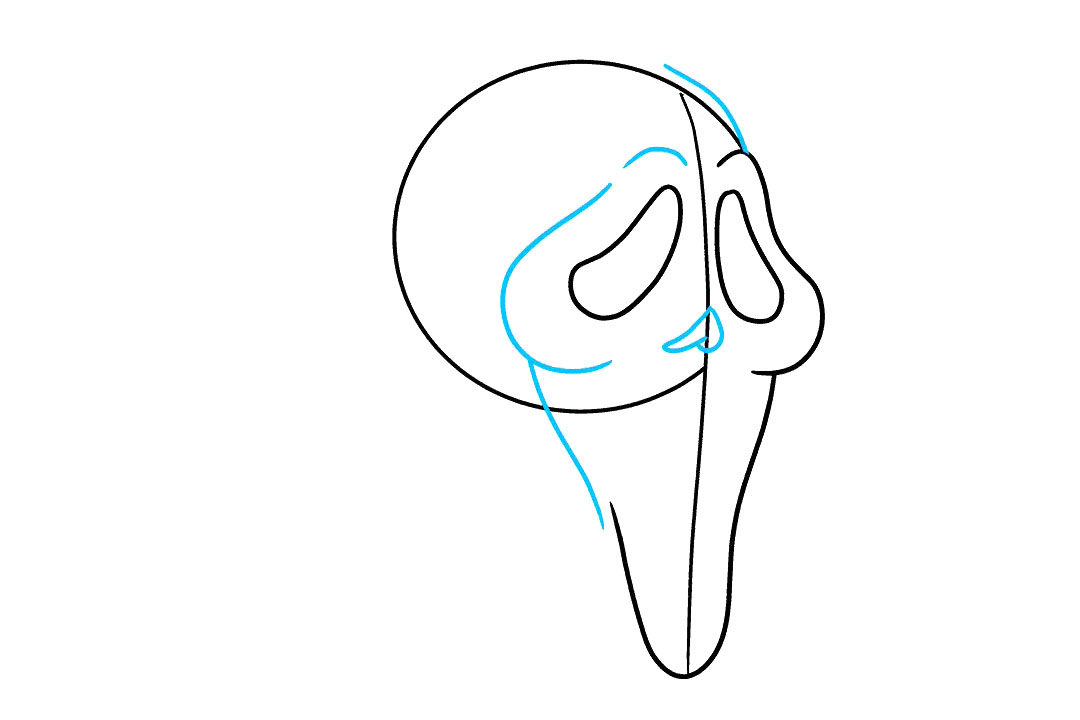 死神头像怎么画