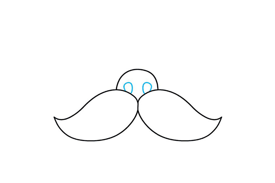 如何画大胡子