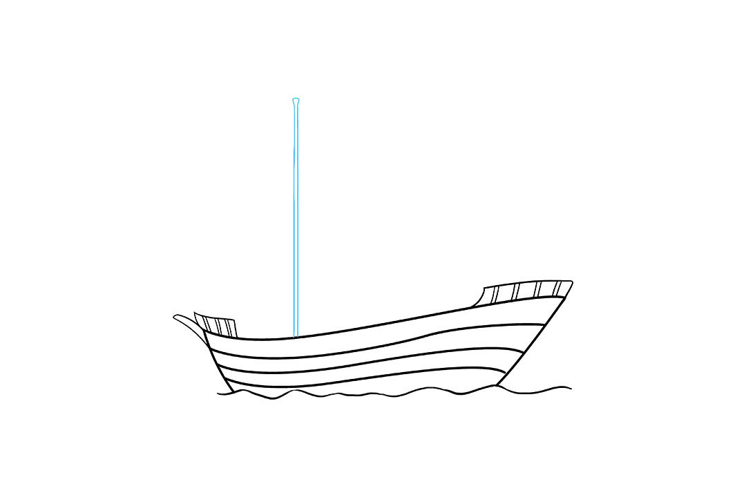 海盗船怎么画