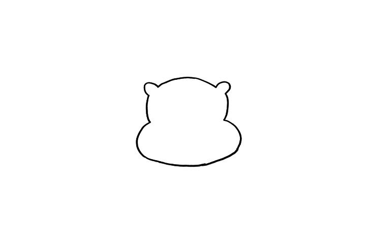 维尼熊简笔画画法步骤