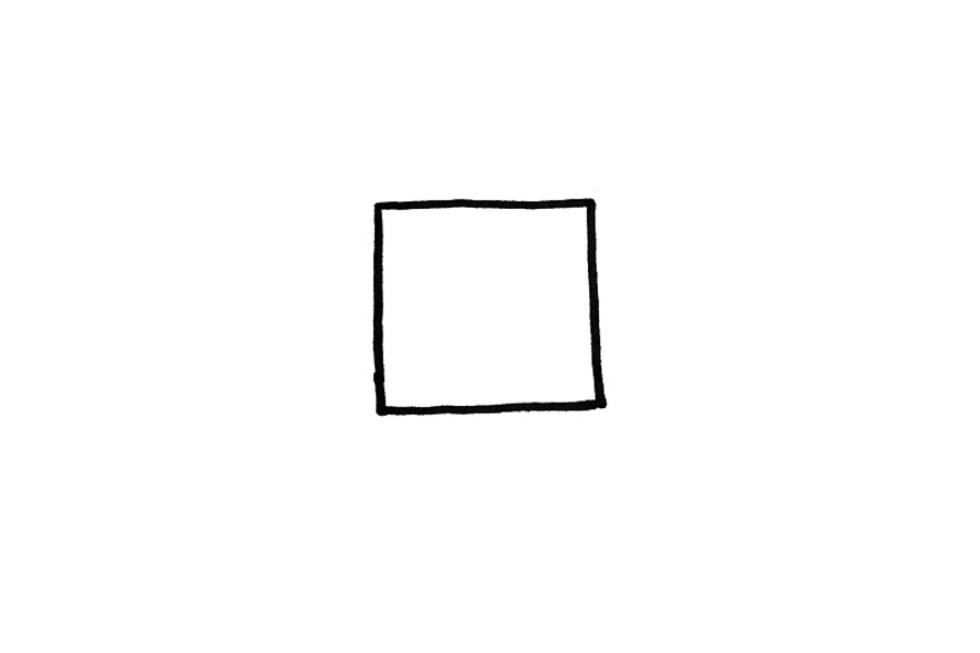 简单的包裹箱子简笔画画法步骤