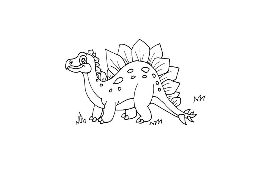 怎么把剑龙画得可爱