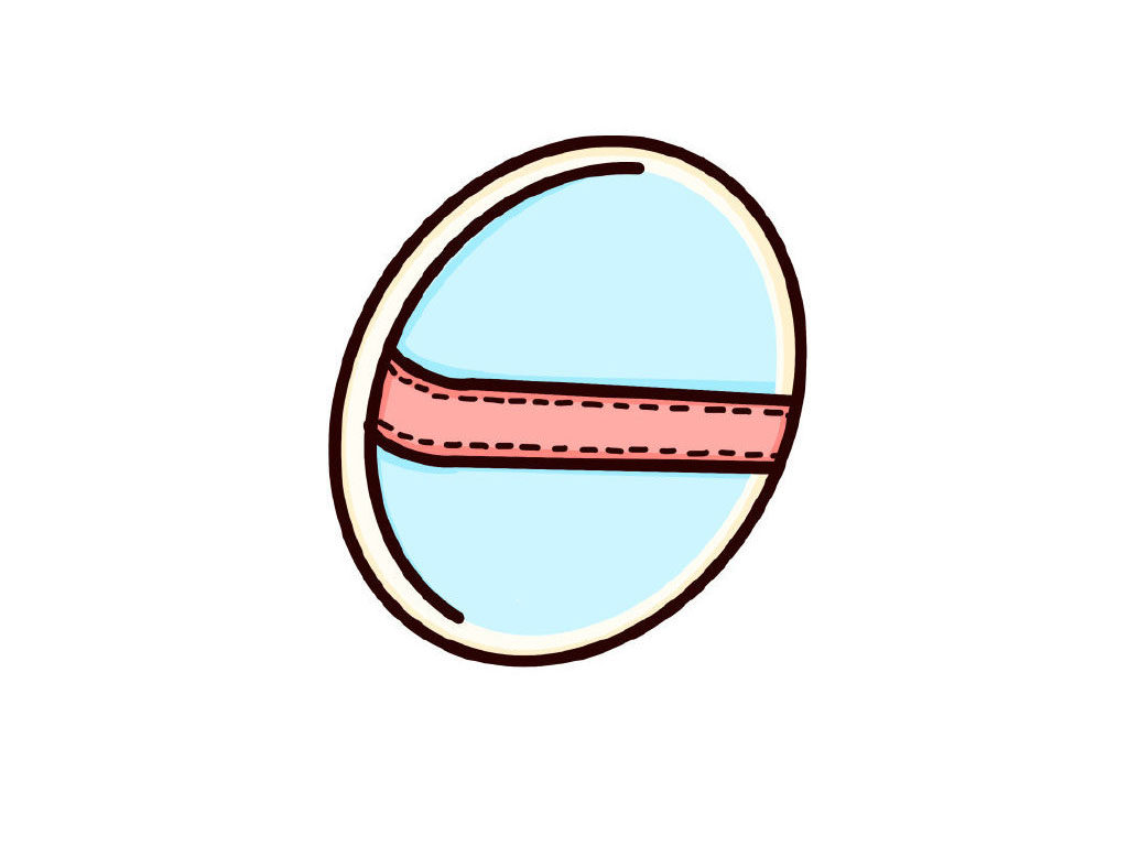 粉扑简笔画教程