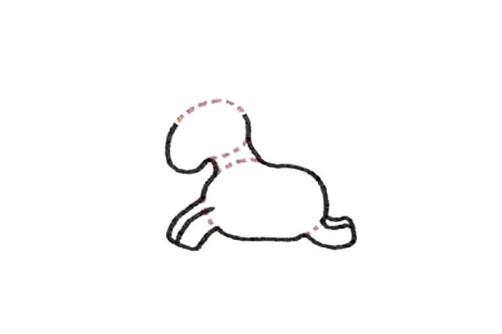 独角兽简笔画画法