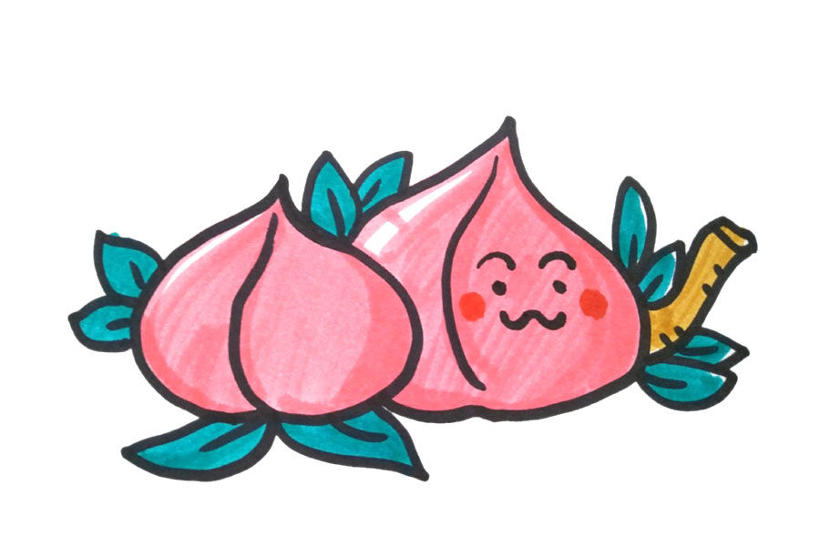 多种可爱的卡通水果简笔画图片