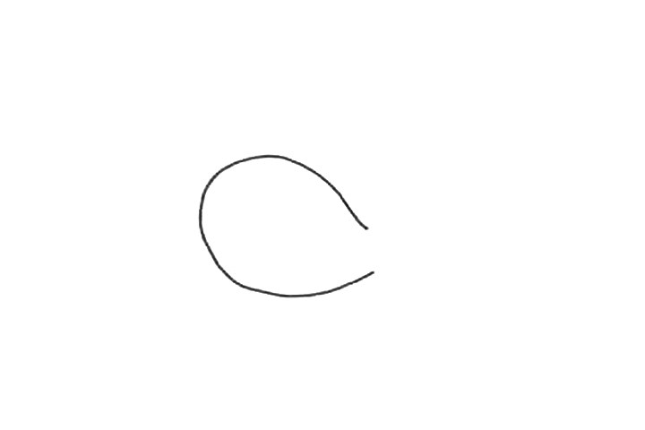 如何画可爱独角鲸简笔画