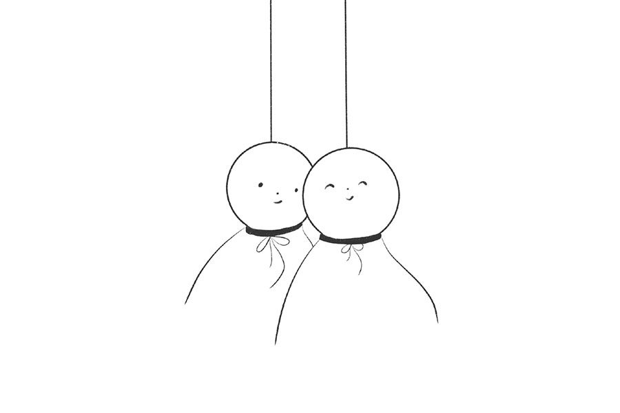 可爱的心情娃娃简笔画画法步骤