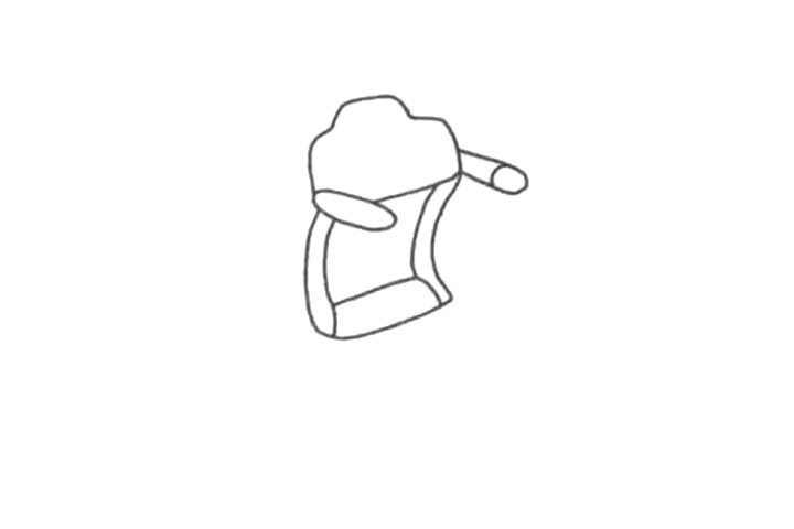 体育器材简笔画 跑步机怎么画