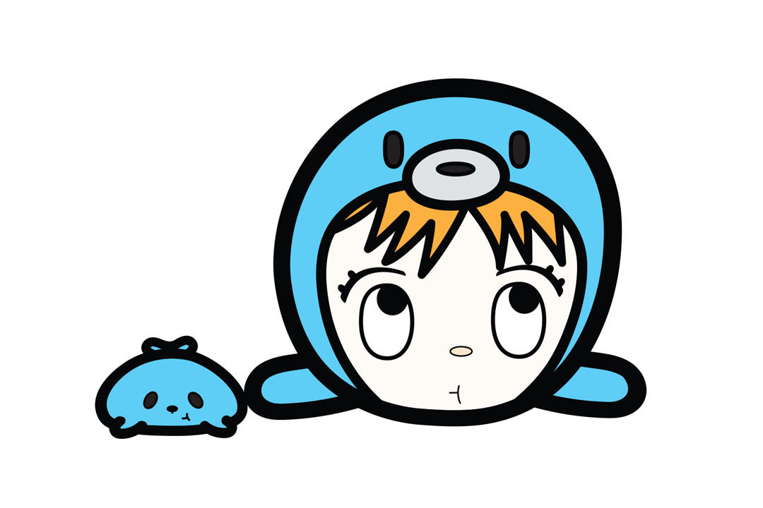 如何画可爱的卡通小女孩