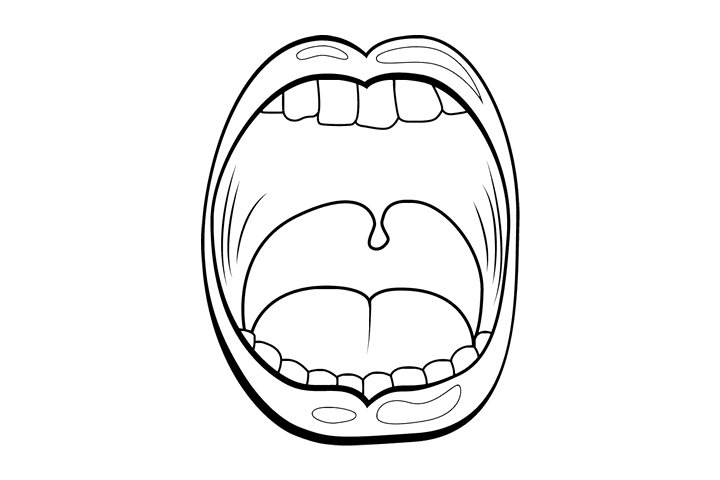 爱牙护牙，口腔健康简笔画图片
