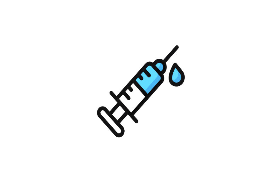 注射器简笔画带颜色