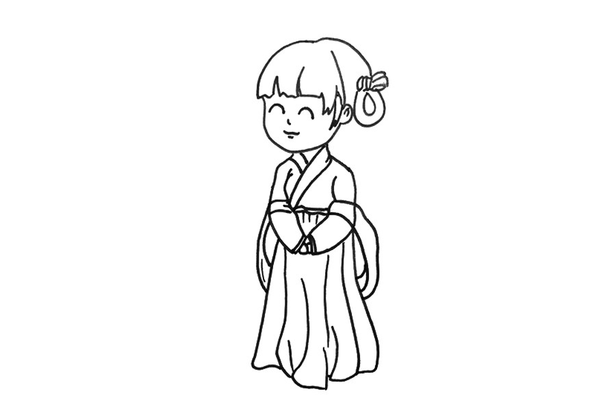 古代女子怎么画