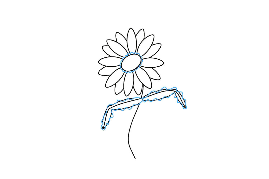 如何画雏菊花简笔画步骤