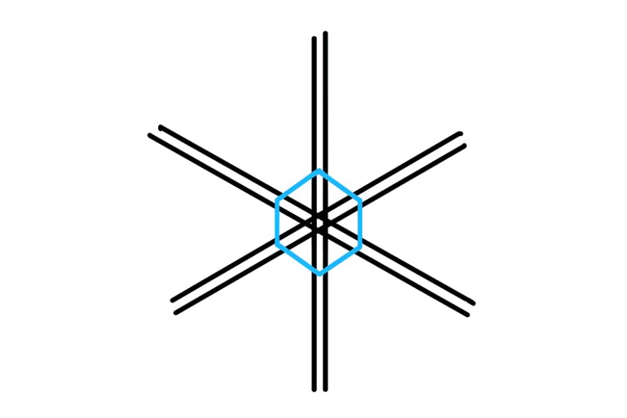如何画雪花