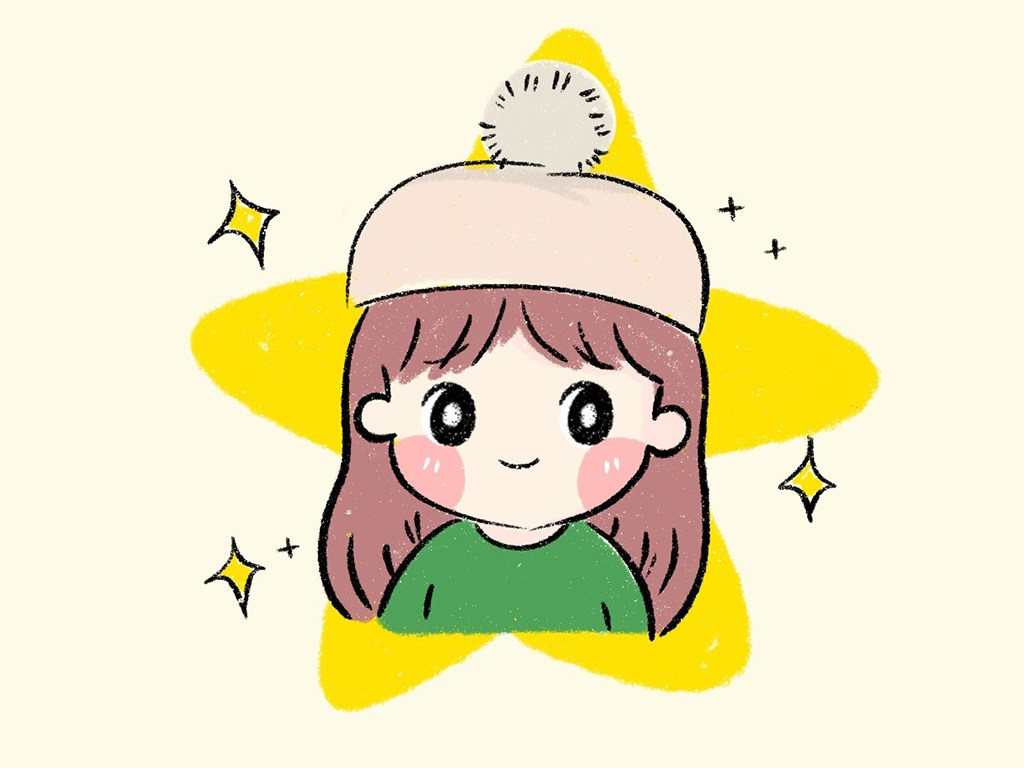 可爱的小女孩简笔画步骤