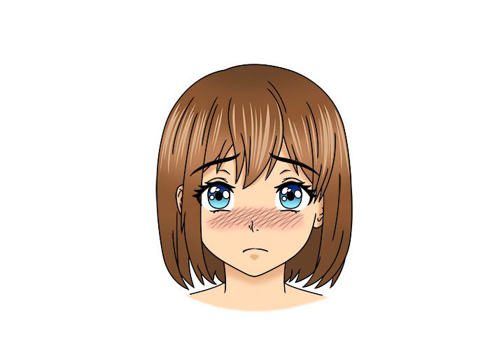 如何画短发女孩漫画图片