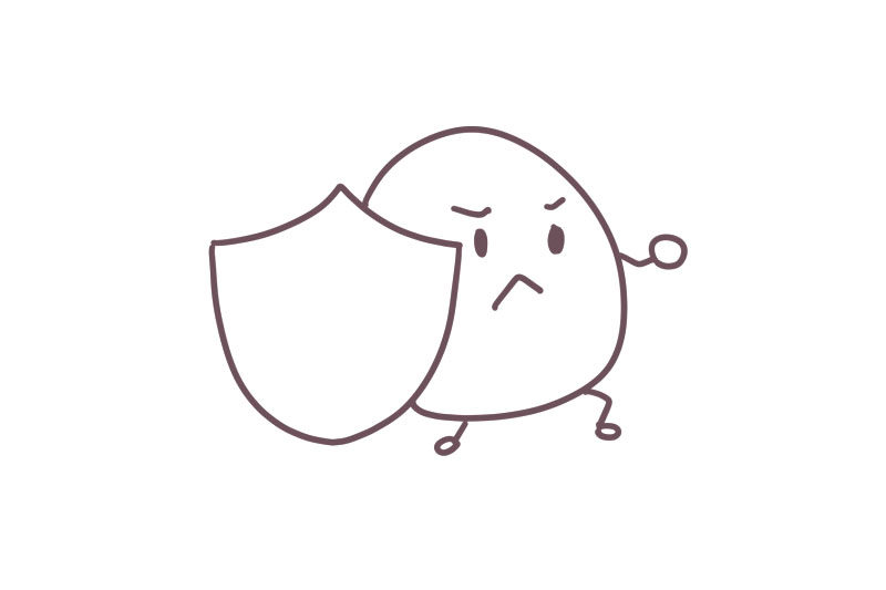 抗疫医疗简笔画素材 免疫细胞怎么画