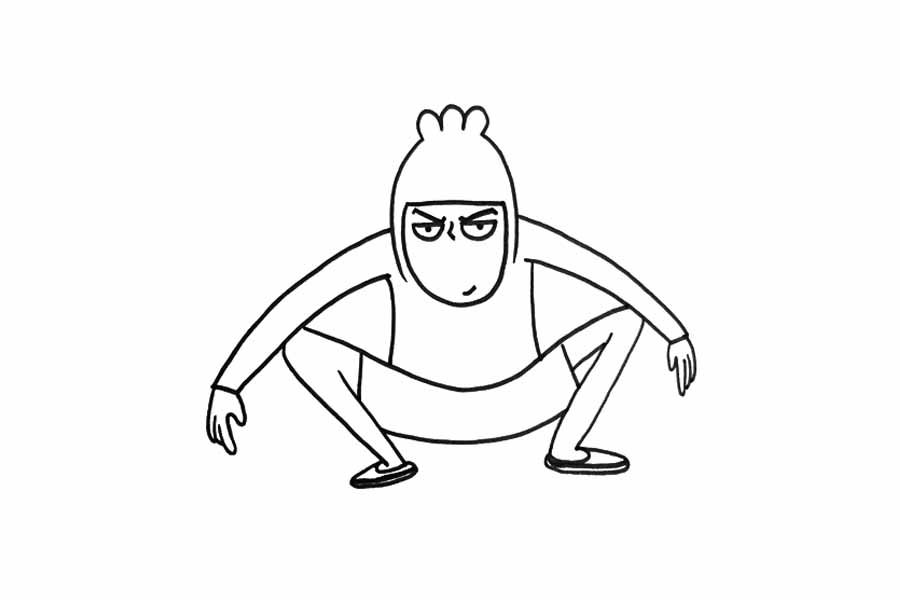 伍六七简笔画画法步骤