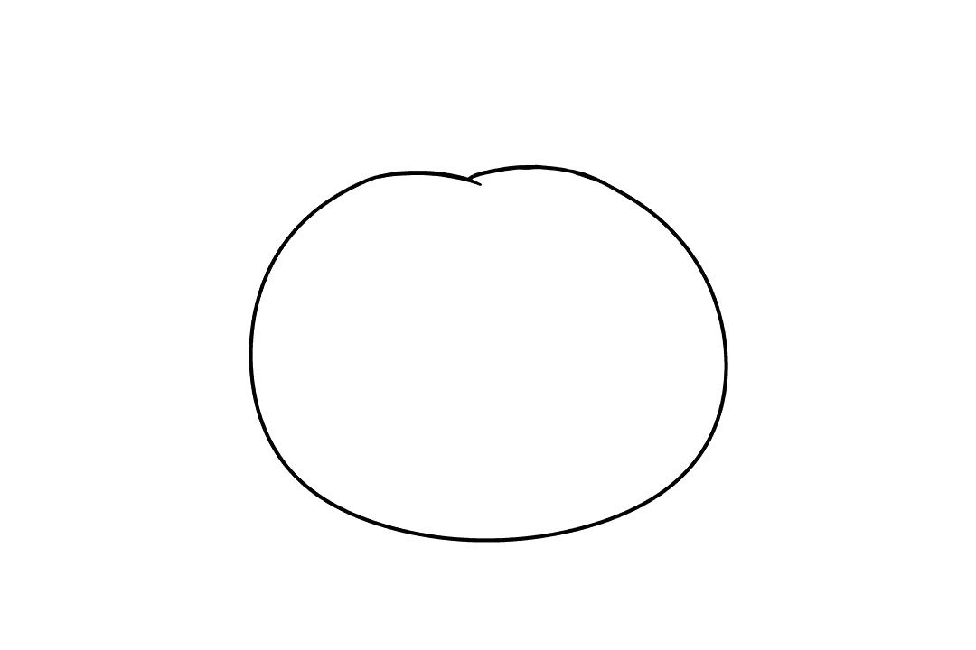简单的西红柿简笔画绘画教程
