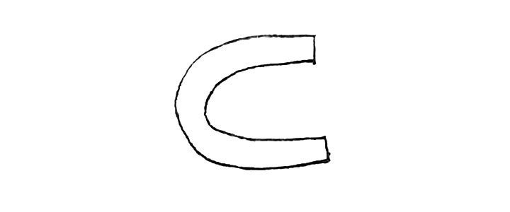 磁铁简笔画画法步骤