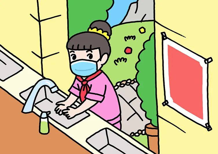 抗疫简笔画 小学生爱护个人卫生怎么画