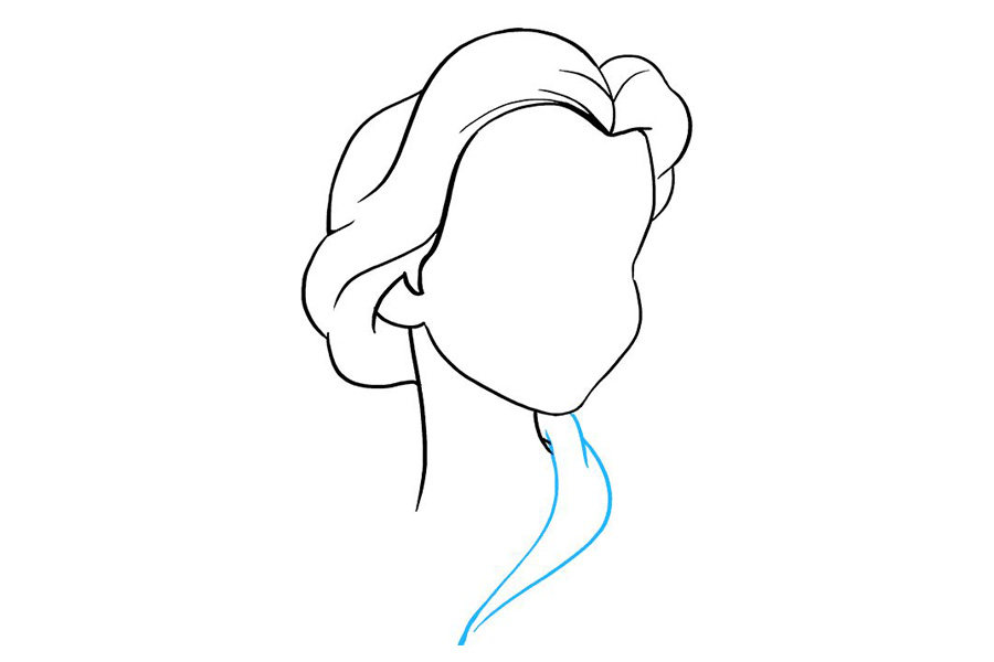 美女和野兽 贝儿怎么画