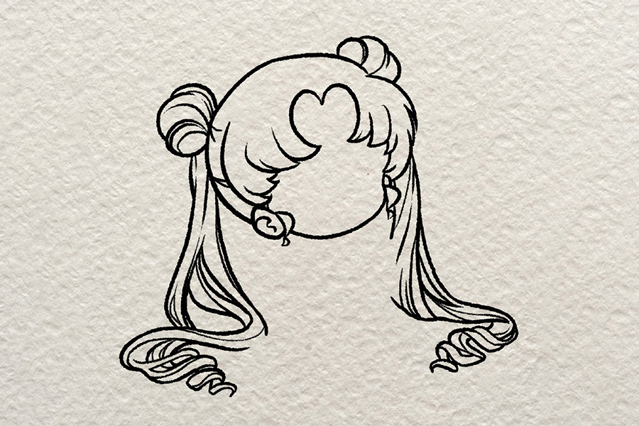 美少女战士简笔画