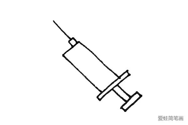 注射器简笔画的画法