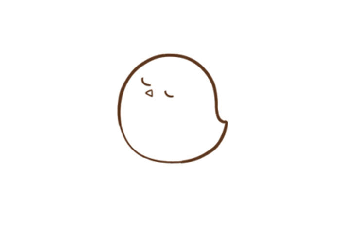 小鸡卡通简笔画