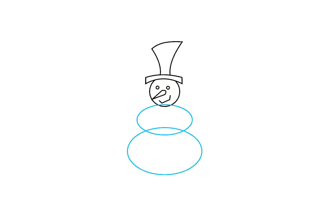 如何画雪人简笔画