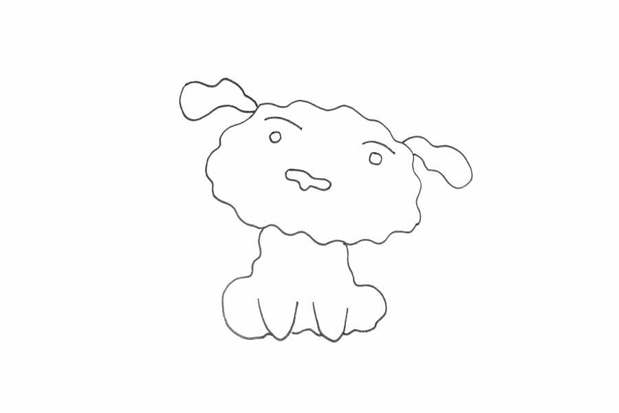 怎么画小白