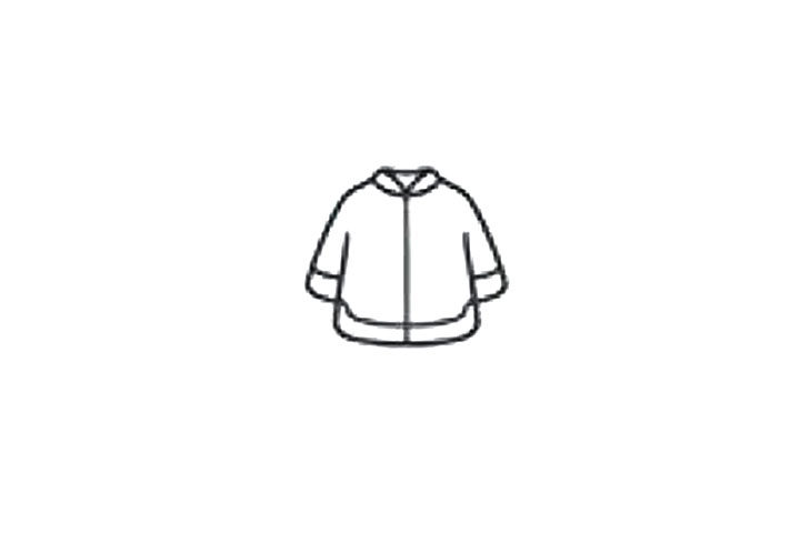 喜庆过新年 新年棉服简笔画