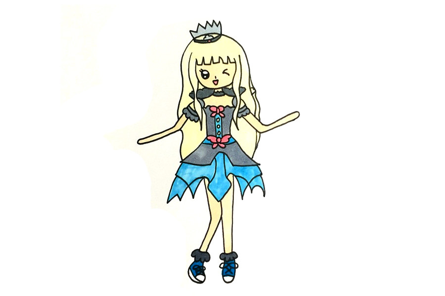 白光莹怎么画