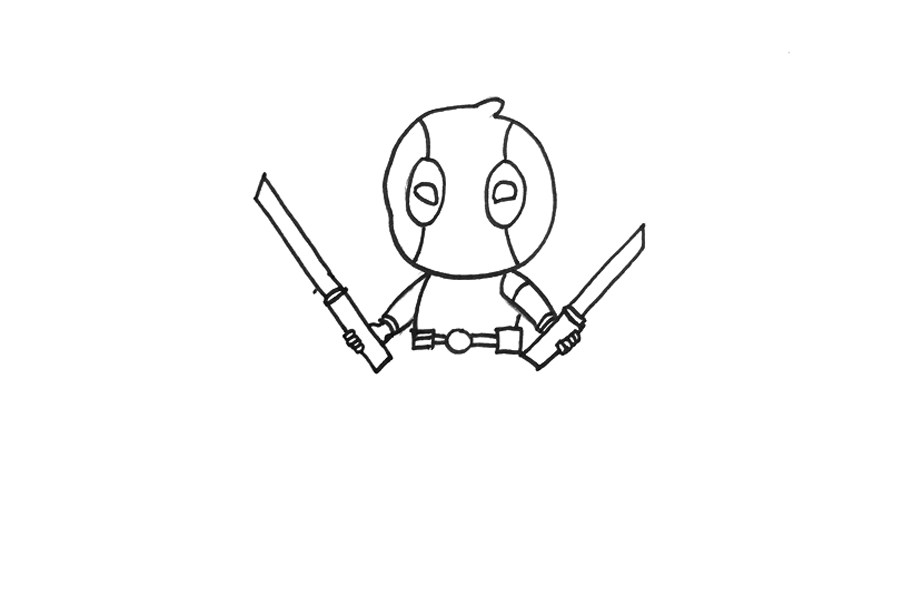 一步一步学画死侍