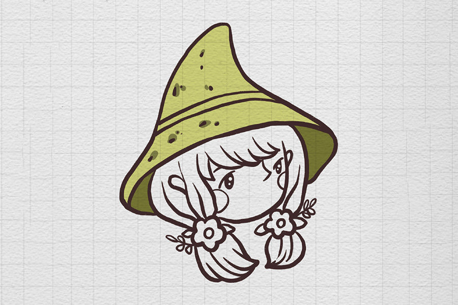 魔法少女简笔画