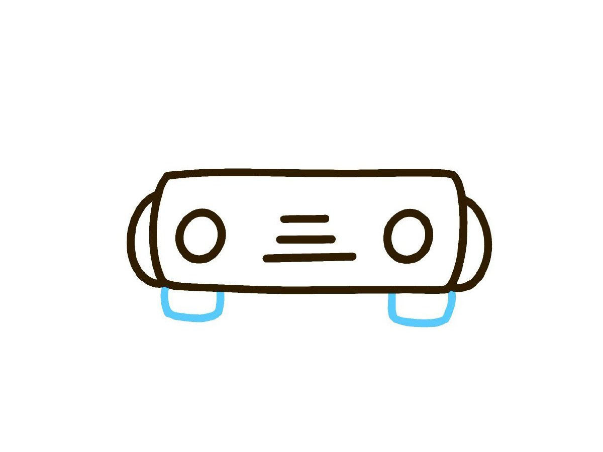 小汽车简笔画画法教程