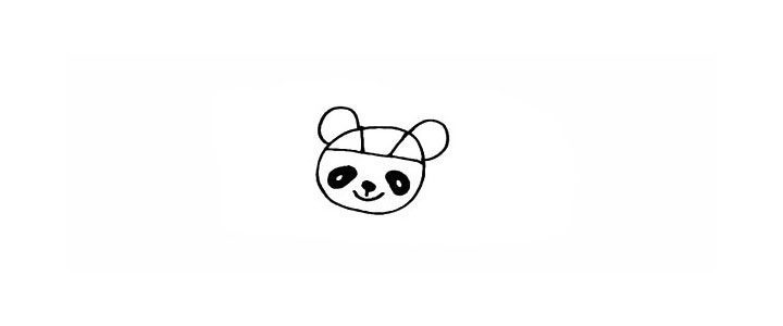福娃晶晶简笔画画法步骤