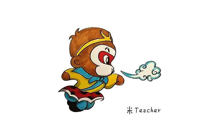 孙悟空简笔画画法详解
