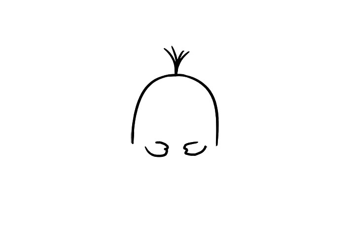 小黄人简笔画教程