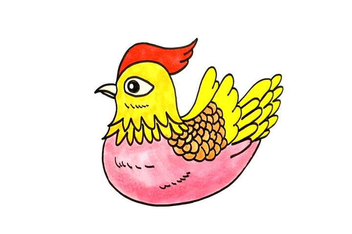 鸳鸯怎么画