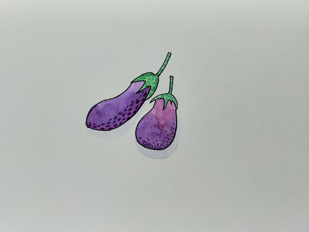 蔬菜怎么画好看