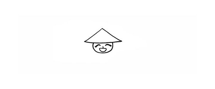 稻草人简笔画画法步骤