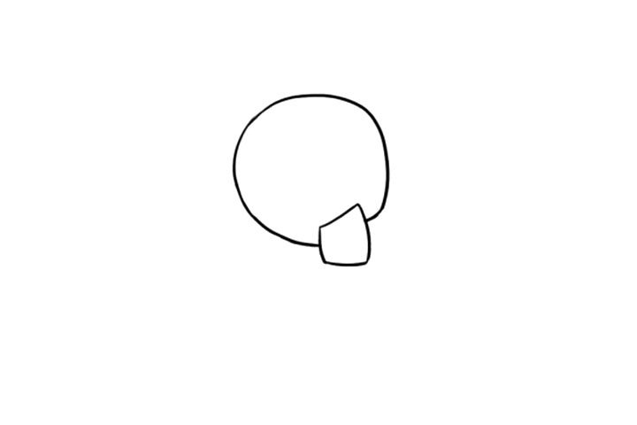 简单围巾简笔画画法步骤