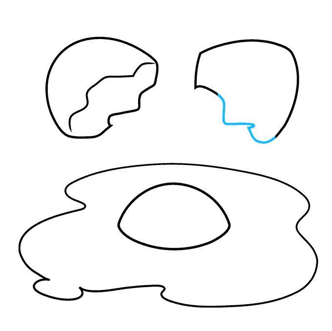 煎蛋怎么画