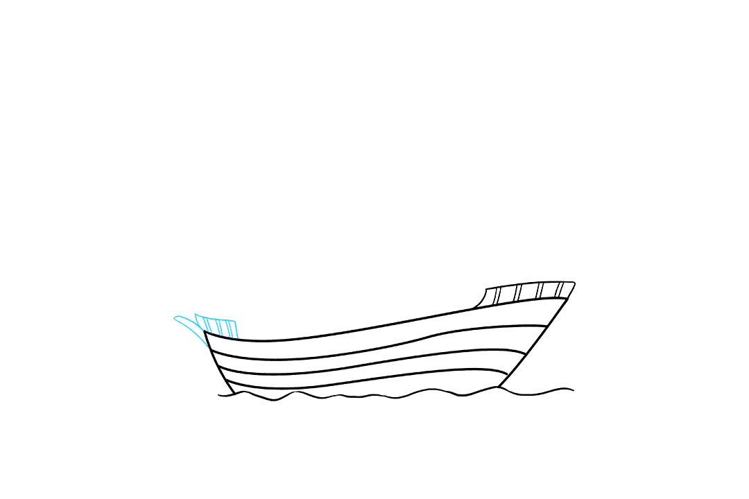 海盗船怎么画